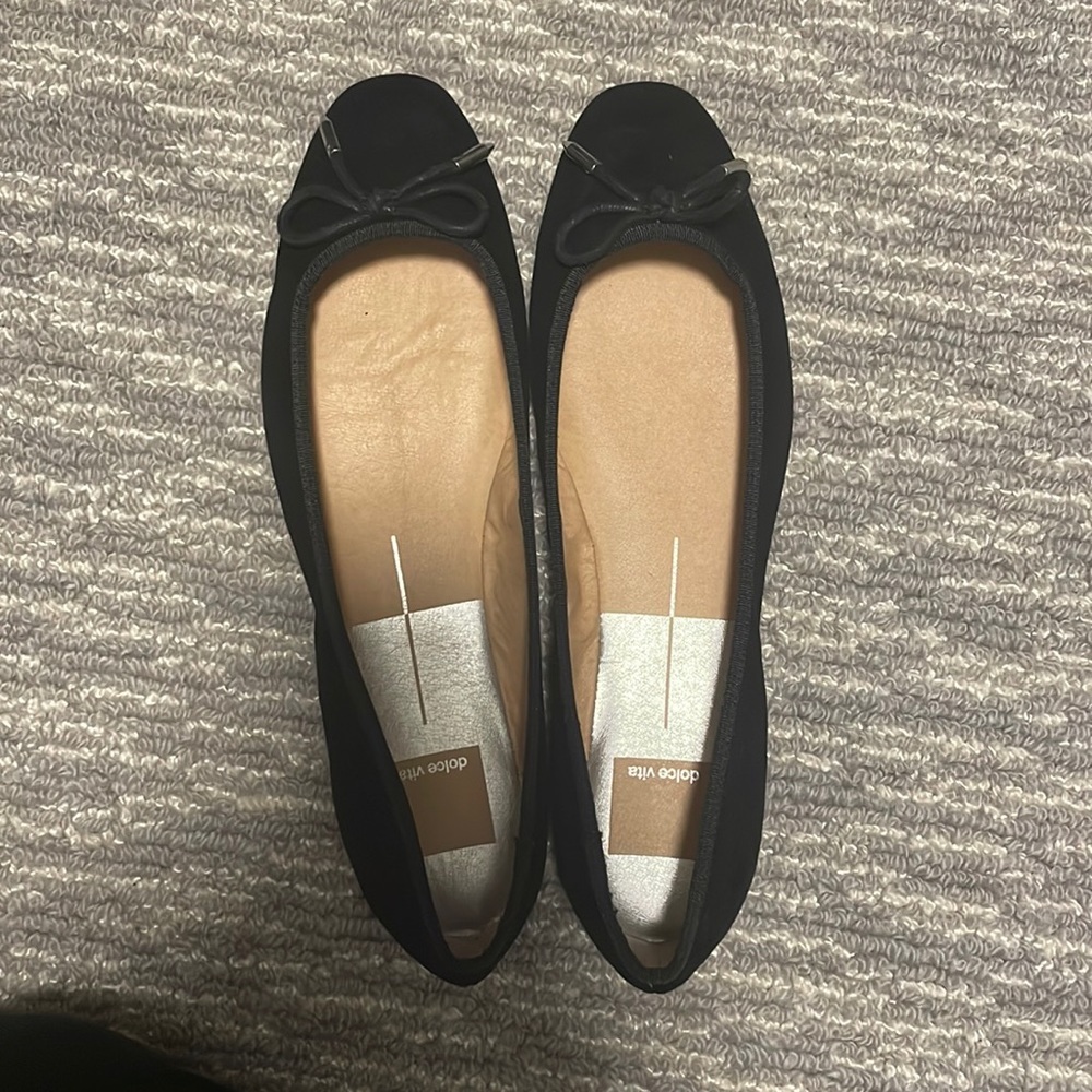 Dolce Vita Black Flats